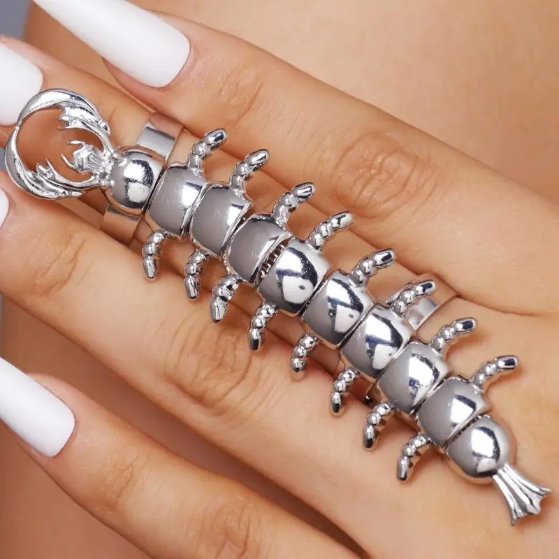 2026 New Alternative Fashion Ring Dark Gothic Stainless Steel Edgy Unisex Accessory Finger Accessories