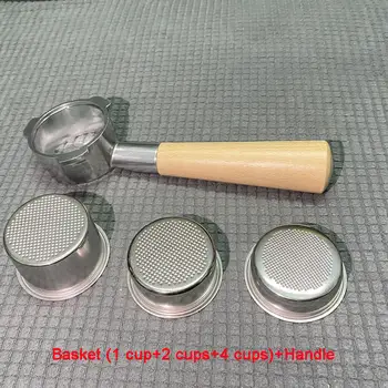 Bezedný portafiltr na kávu pro Delonghi EC680/EC685 51 mm, náhradní nahý filtr z nerezové oceli, košík na kávu, příslušenství 8 nejlepší prodej Příslušenství k DeLonghi EC685 - №7