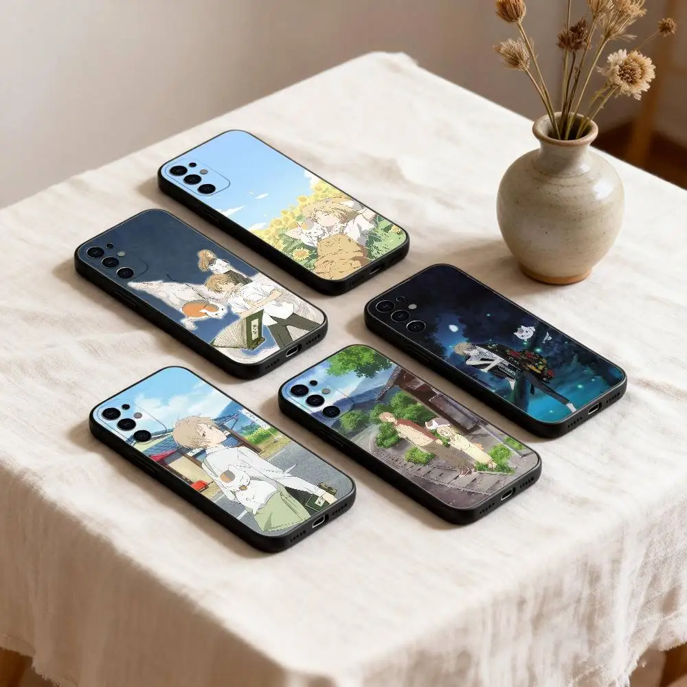 

Anime S-Sensei N-Natsume Phone Case For Samsung S26,25,24,23,22,21,20,30,Ultra,Plus,Fe,Lite Black Shell