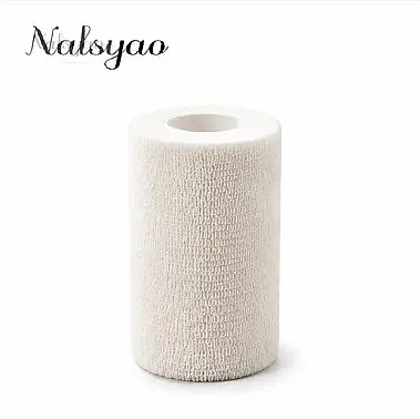 Disposable Sports Fixing Finger Wrist Leg 5 Pcs 2.5/5/7.5/10cm Self Adhesive Elastic Bandage Cohesive Non-woven Wrap Tape