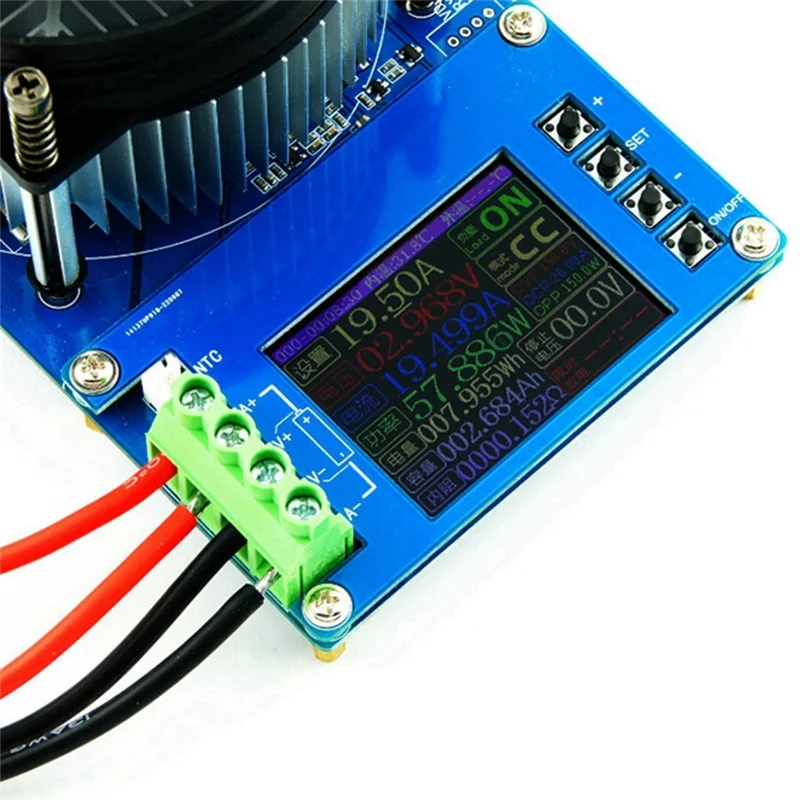 Electronic load DTL150 4-WIRE Battery Capacity Tester Electronic Load Power Tester Discharge Meter 150W 20A US Plug EU Plug