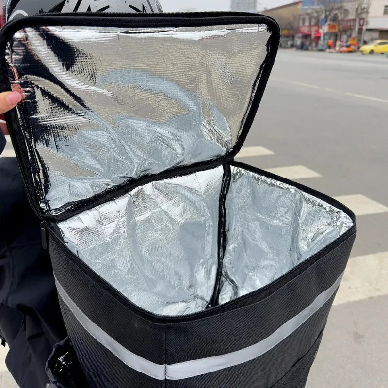 

Сумка-холодильник, коробка для холодильника, свежая 35 л, очень большая термосумка для еды, рюкзак для доставки еды, изолированная крутая сумка