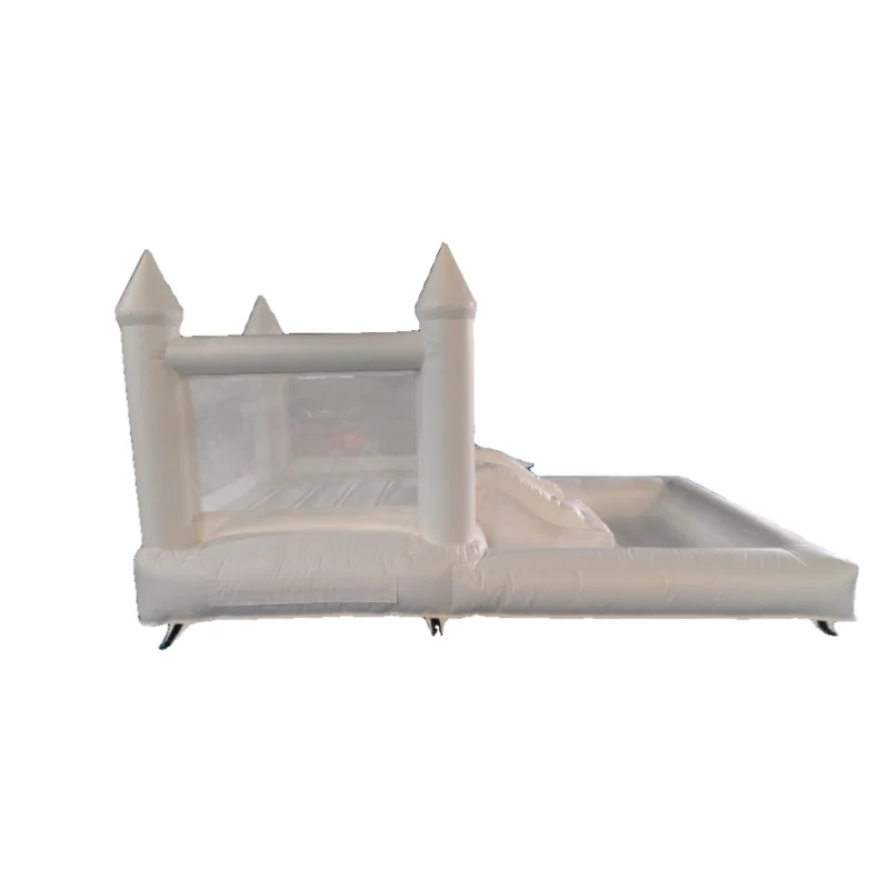 Commercial grade PVC bounce room Inflatable bounce room White bounce room with children's party ball pit