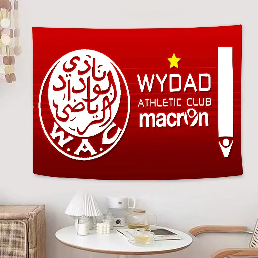 Wydad Athletic Club LOGO Chart Tapestry For Living Room Home Dorm Decor Art Home Decor