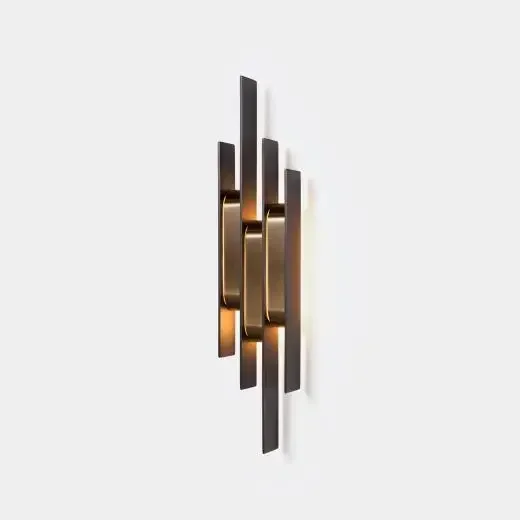 Post-modern wall lamp golden living room dining room lamp simple Nordic style bedroom bedside aisle lighting