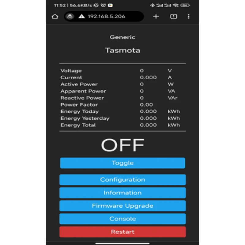 TASMOTA Smart Home Preflashed  WiFi Plug Works With Home Assitant Electric Consumption Monitoring 16A 100-240V