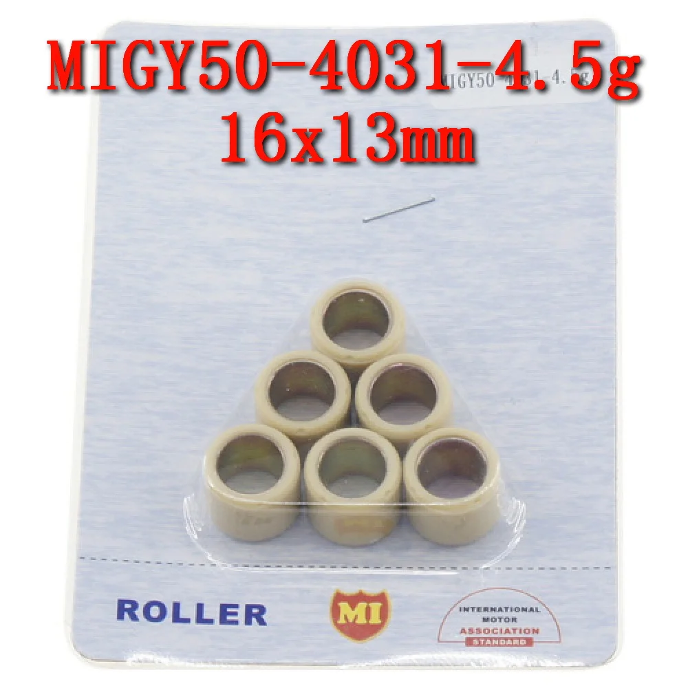 16x13mm Variator Slider Roller Weight for GY6 50 50CC 139QMB Chinese Scooter Moped DIO Lead 100 110 SCV100 SH50 SKY 50