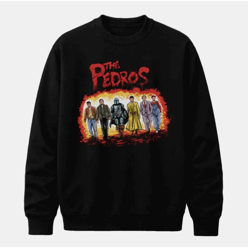 เสื้อสเวตเตอร์ลาย Star Wars สำหรับผู้ชายและผู้หญิง คอลเลคชั่นฤดูใบไม้ร่วงปี 2025 สไตล์อเมริกัน แฟชั่นสปอร์ต ทรงหลวม สวมใส่สบาย เหมาะสำหรับคู่รัก