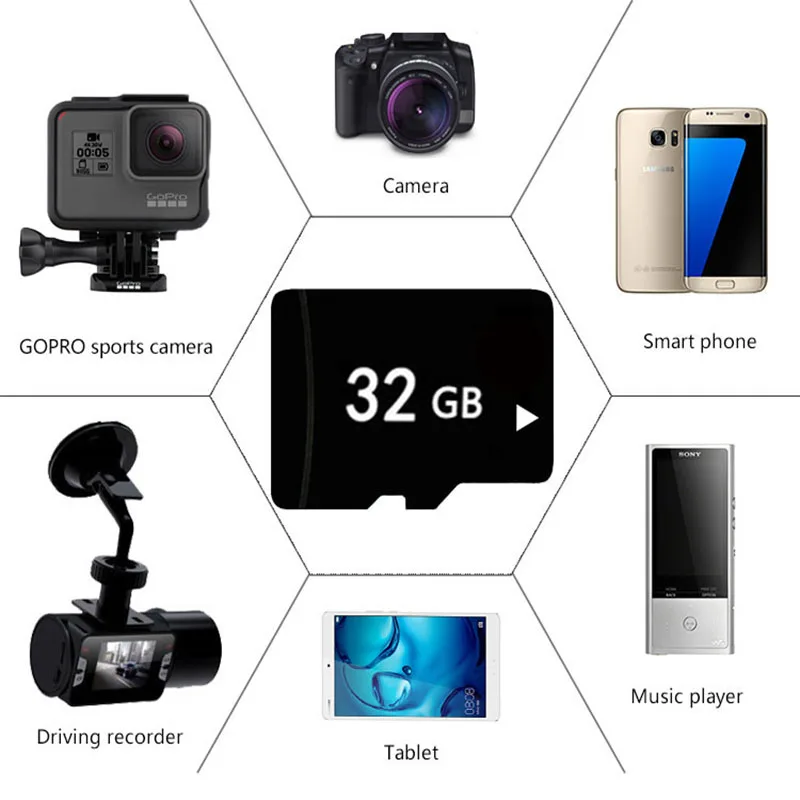 

30PCS mini sd card 16GB TF/SD Memory Mini Card for car Navigation CID Card Memory Replacement 32GB Option Available for GPS