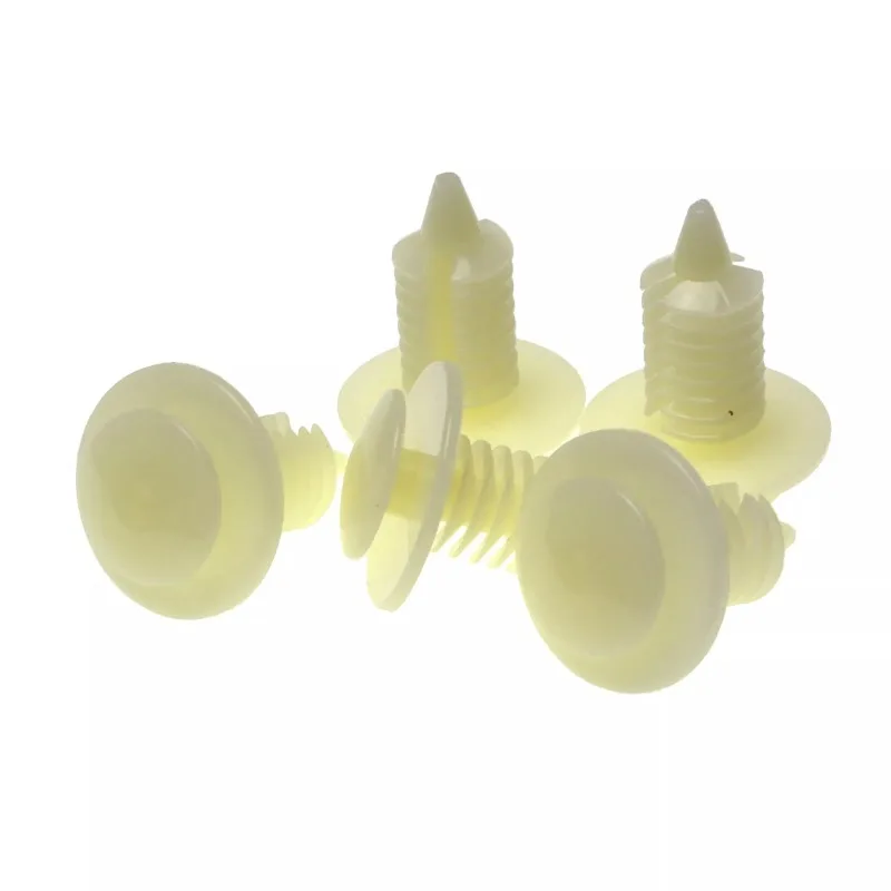 10 قطعة 11/32 "النايلون لوحة الكسوة التجنيب كليب مزدوجة الرأس ل دودج رام 1500 ل جيب 6503709 963159 د #2