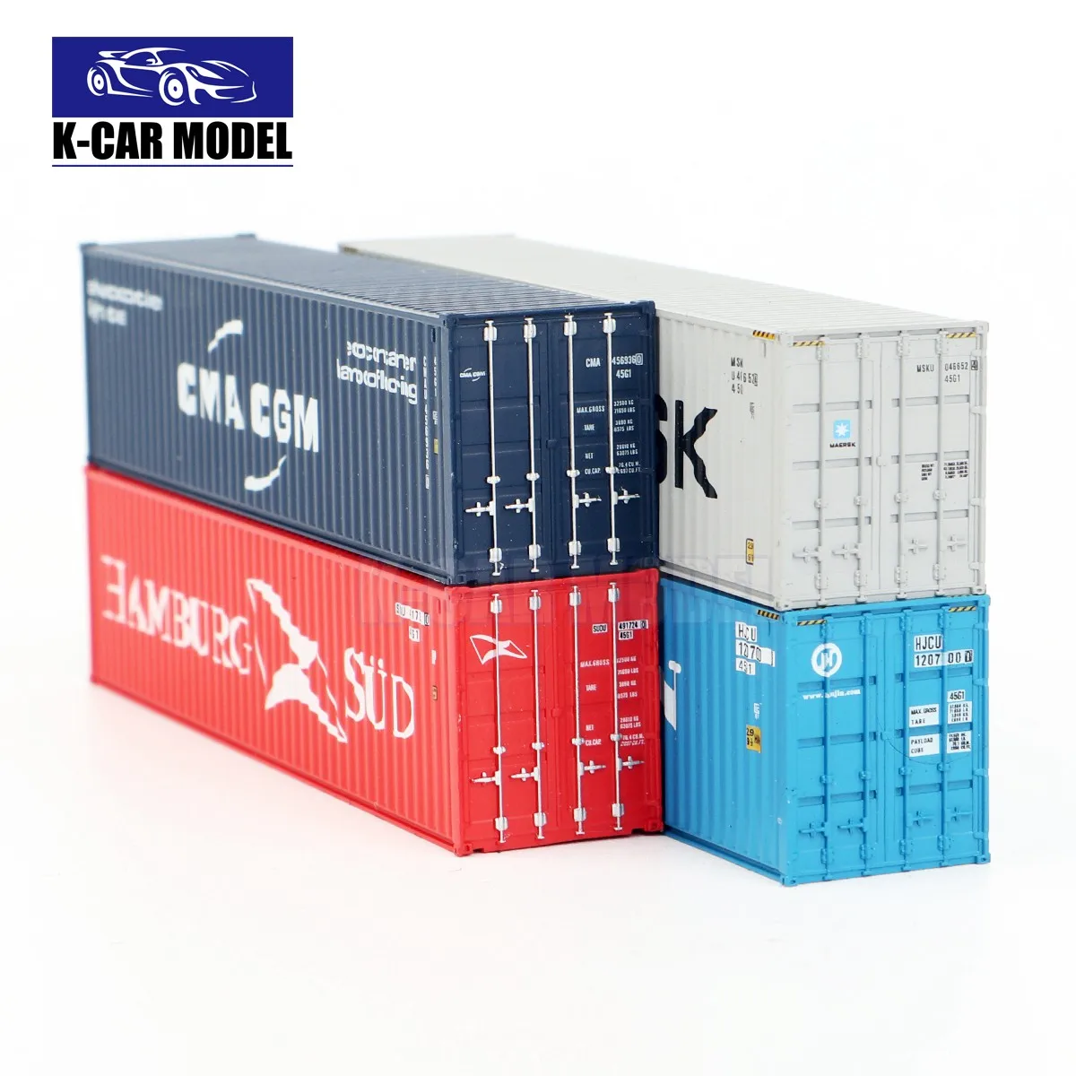 N Scale 1/160 40ft Shipping Container Model Railway Cargo Box 40\' 1pc