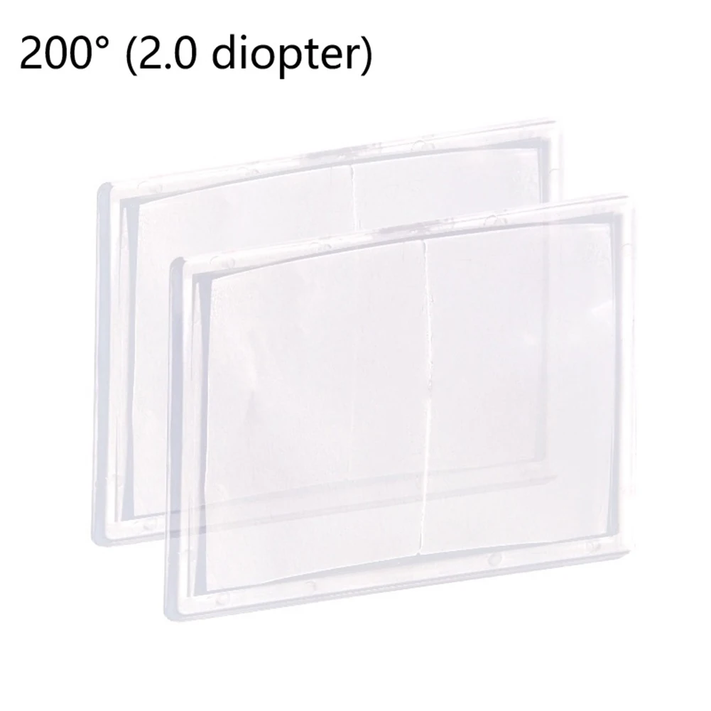 2PCS Clear Magnifying Lenses for Welding High Definition PC Material with Glare Reduction Technology for Better Focus