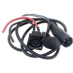 3PIN Circular Cannon Male Female Socket Power Panel Speaker Audio Microphone Plug Adapter  charge connector Repair Accessories