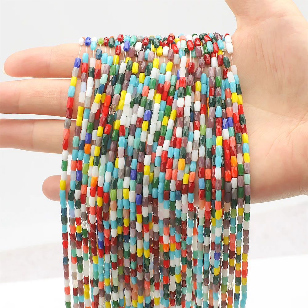 95 unids/lote 2X4mm tubo largo - Glass Seed Beads 2Mm Jewelry Making reseña y precio