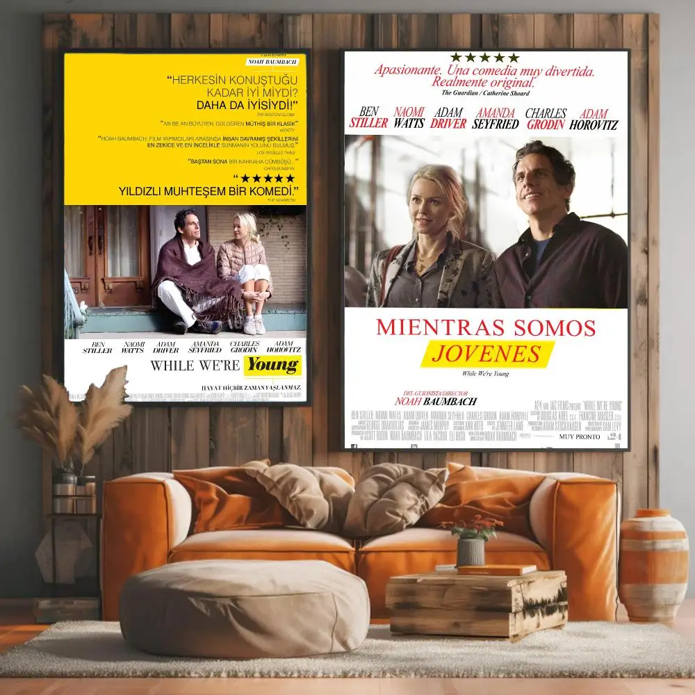 classic movie W-While Were Young 2014-G Painting Calligraphy Elegant Botanical Decor for Living Room Modern Interior Design