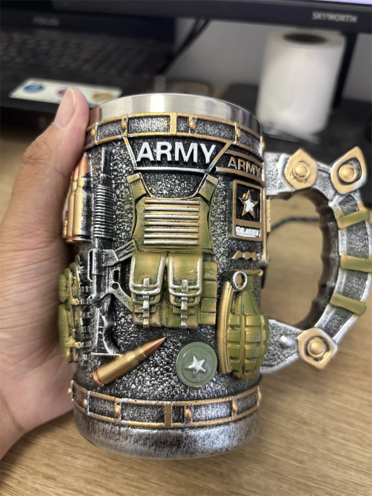 13 oz ceramic campfire style coffee mug I'd Hike That Campfire Mug main image 1