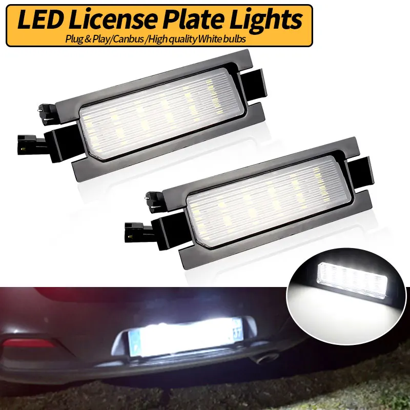 2 Stücke Fehlerfreie LED Kennzeichenbeleuchtung für Kia Ceed JD ED Hyundai I30 GD CW Elantra GT Accent Auto Schwanz Nummer Hintergrundbeleuchtung Lampen