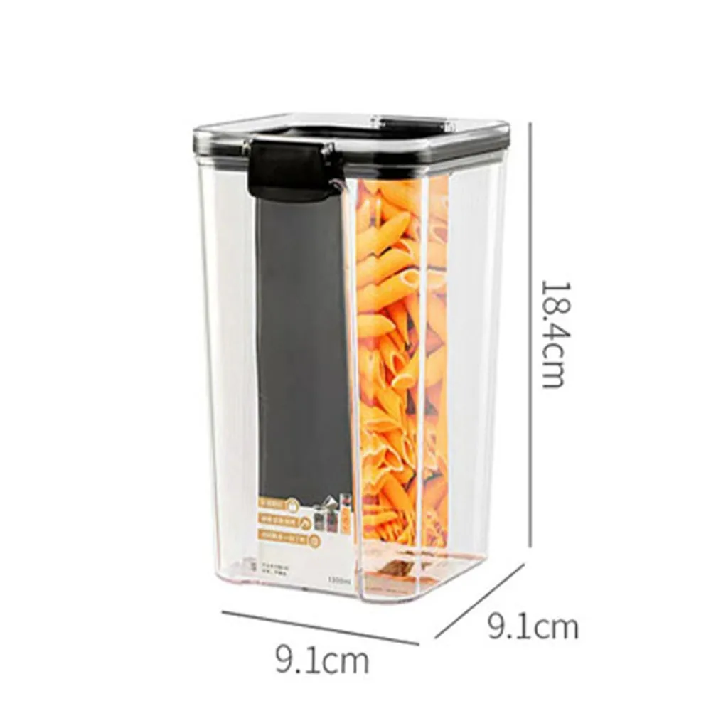 

Transparent Plastic Storage Boxes Square Plastic Stackable Food Storage Boxes Sealed Stackable Sealed Square Fresh-Keeping Boxes