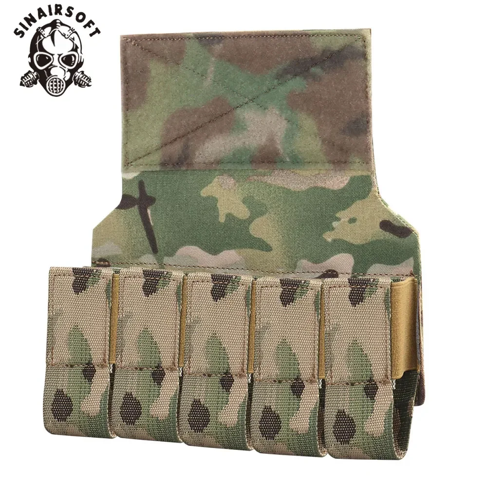 Tactical Gun Rig Chest Rig, Belly Pouch, Smoke Grenade Holder, 5 Round, 40mm, 40mm, M203, M79, M433, Hunting Accessories