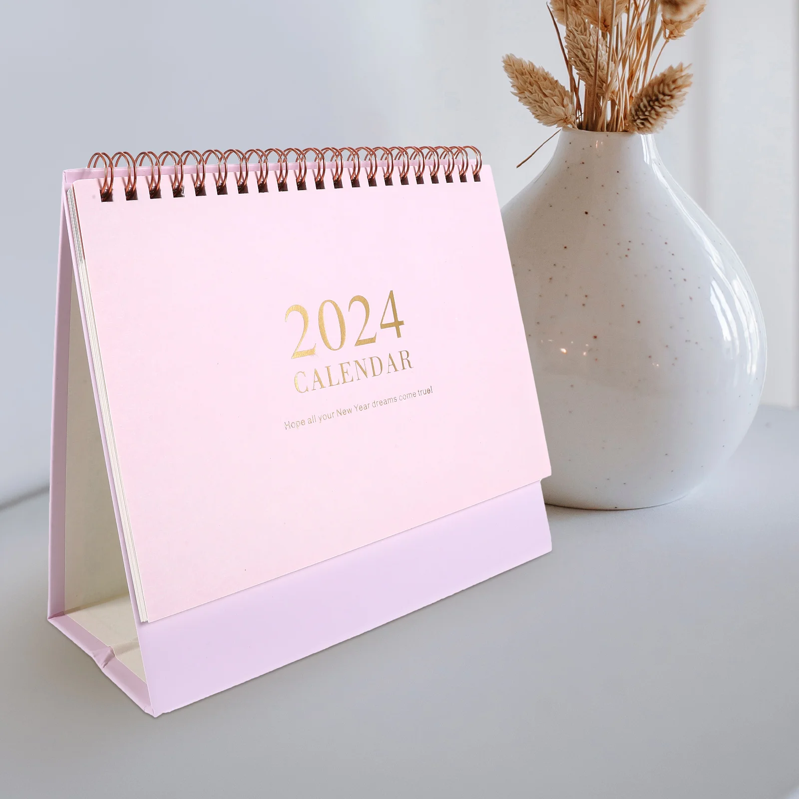 

Creative Desk 2024 Thick Paper Standing For Home Office Desktop Decor Mini Tabletop Calendar Planner Paper Calendar