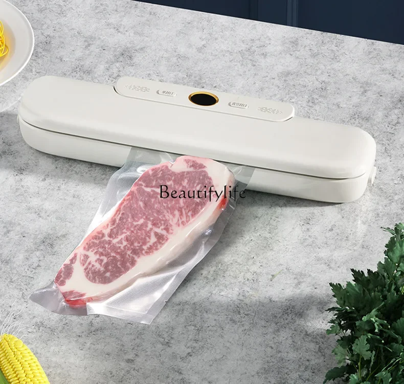 

jj4 110V household vacuum packaging machine automatic vacuum sealing portable small food packaging machine