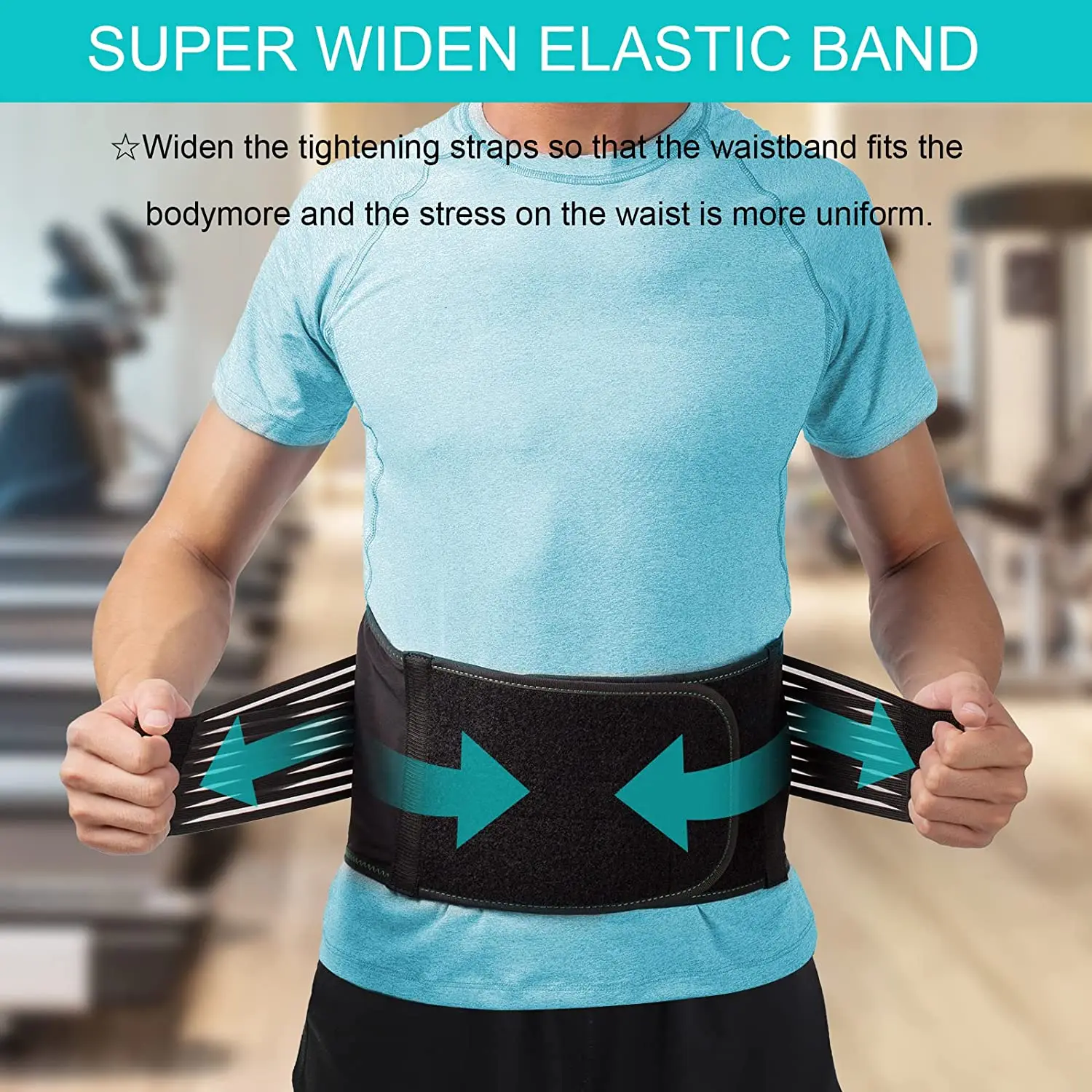 Back Brace by HKJD for Men and Women, Lumbar Muscles Strain, Sprain and Fracture Back Support Belt for Long-Term Manual Workers