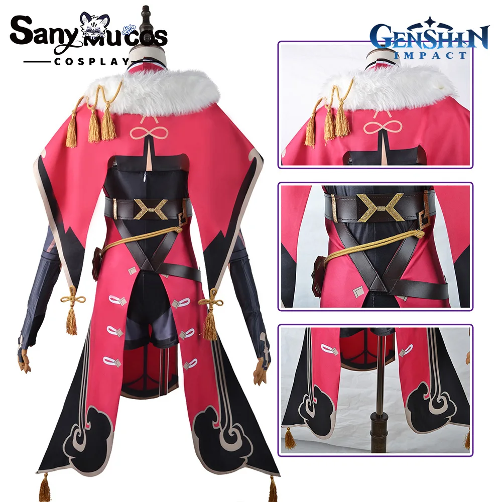 Em estoque sanymucos beidou cospaly genshin impacto beidou vestido cospaly outfit comic-con presentes de aniversário e feriado plus size