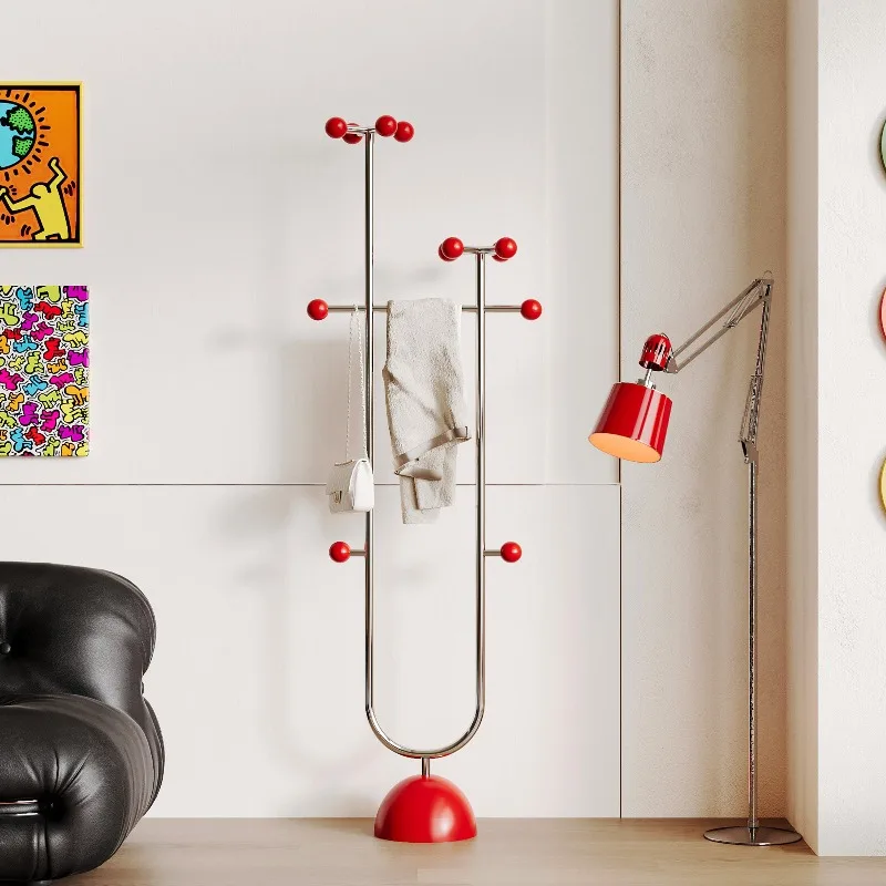 

Luxury Hotel Coat Racks Standing Clothes Organizer Open Hanging Living Room Coat Racks Modern Perchero Entrance Hall Furniture
