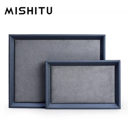 Mishitu-女性用合成皮革ジュエリーディスプレイ,ネックレスパレット用収納トレイ,ブレスレット,イヤリング,収納トレイ