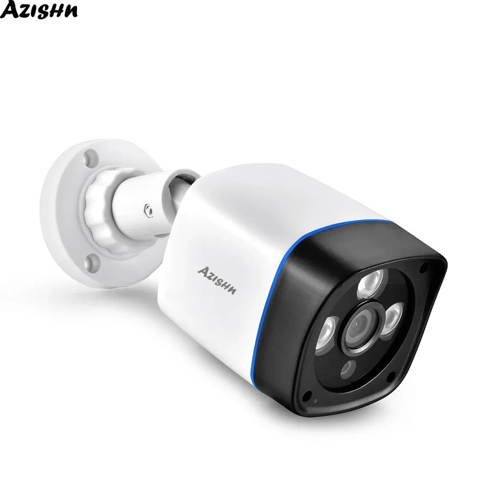 

AZISHN 1080P IP Camera Motion Detection RTSP Outdoor Waterproof Indoor Video Security Surveillance Bullet 48V POE CCTV Cam