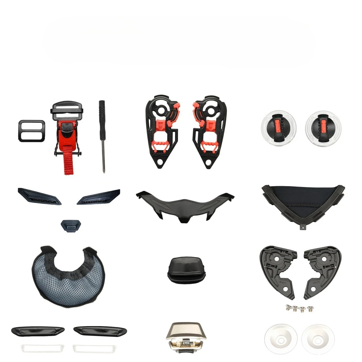 

Motorcycle Helmet Accessories for K1, K5, PISTA, RX7X, Rpha, TT, X14, Z8, 320, IC04 Mechanism Accessories Replacement Base