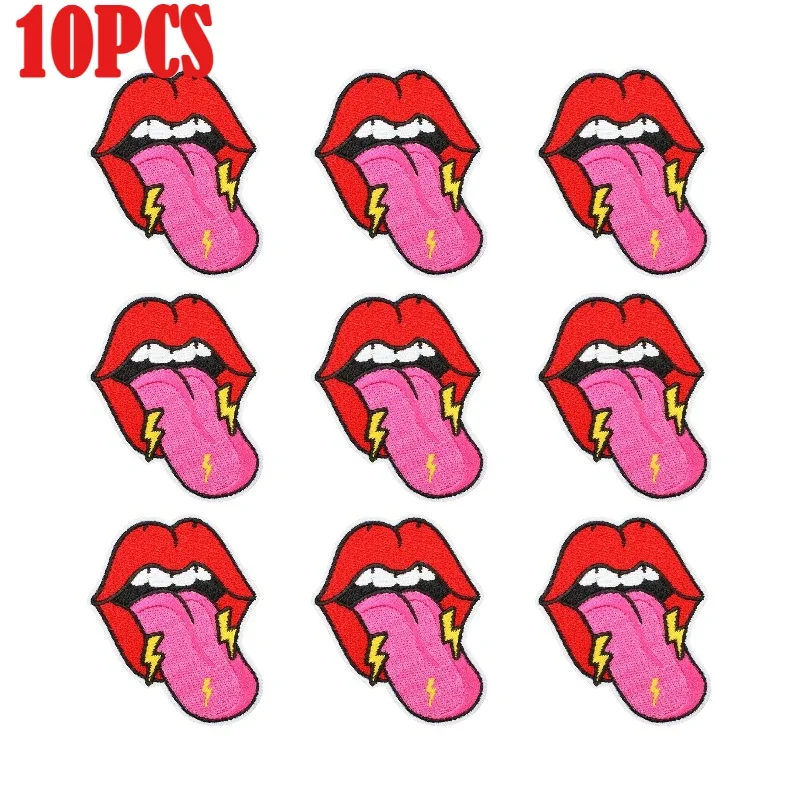 

Set Wholesale Horror Skull Embroidery Patch Iron On thermoadhesive Patches On Clothes Punk Ironing Stickers DIY