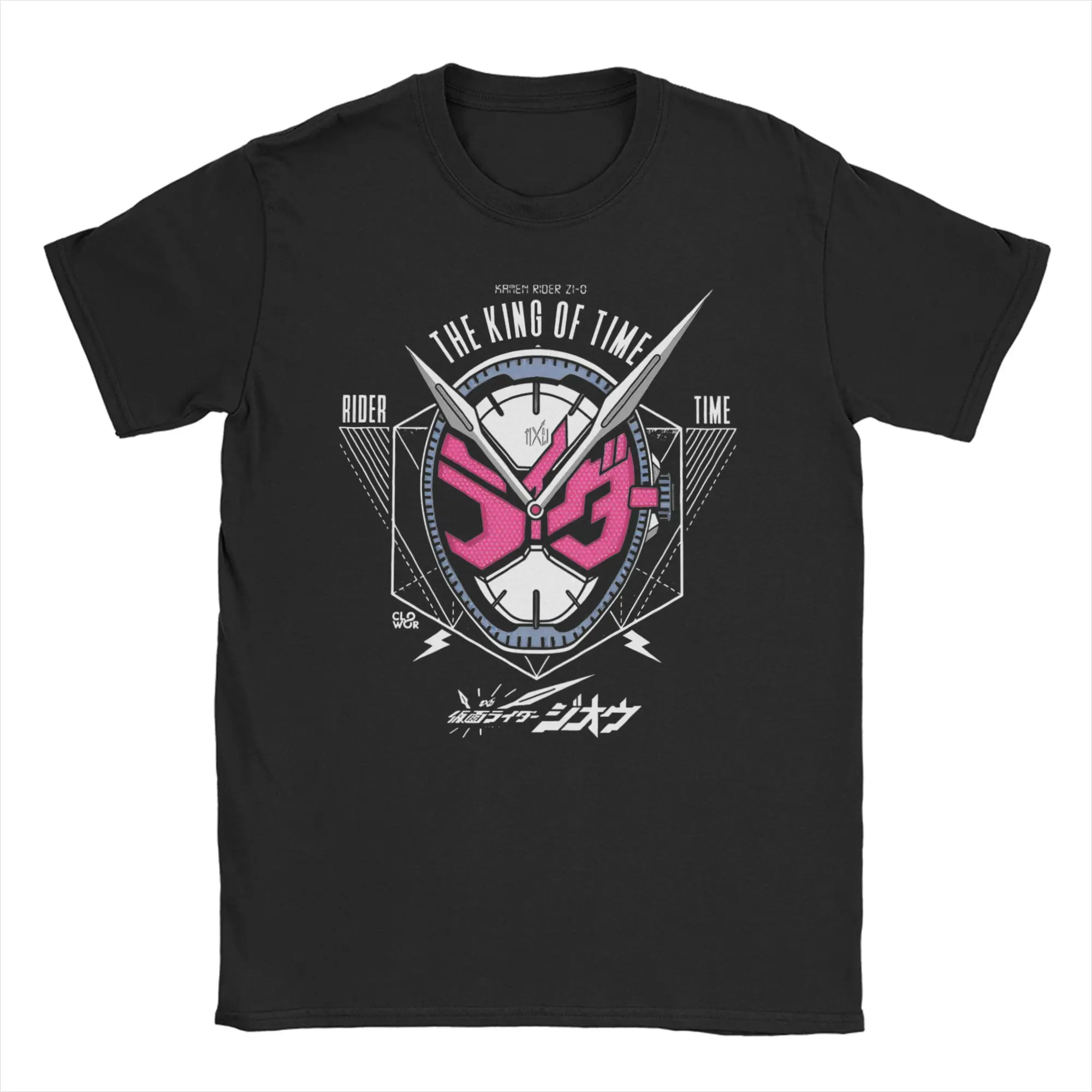 Kamen Rider Zi-o The King of Time T Shirt Men Women's 100% Cotton Humor T-Shirts Round Neck  Tee Shirt Short Sleeve Clothing