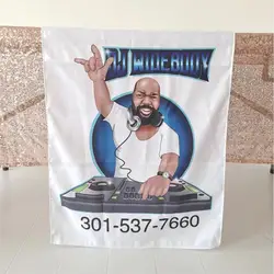Digital Print Custom Table Runner with Business Logo or Your Text Personalized Runners customize logo dj Cloth