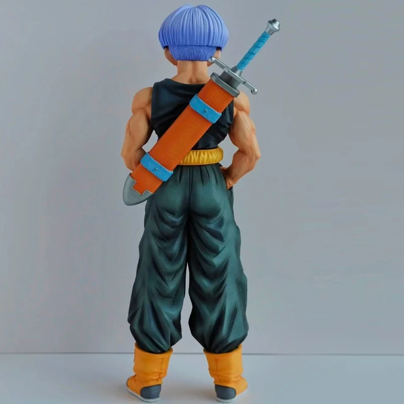 Figura de acción de Dragon Ball Z, figura de NEC Trunks GK Super Saiyan, colección de Anime Future Torankusu, estatua de juguete modelo, 26cm