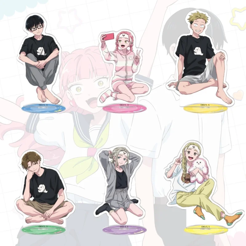 You And I Are Polar Opposites Acrylic Display Stand Anime Figure Stand Desk Bedroom Decor Kawaii Otaku Collectible With Glossy