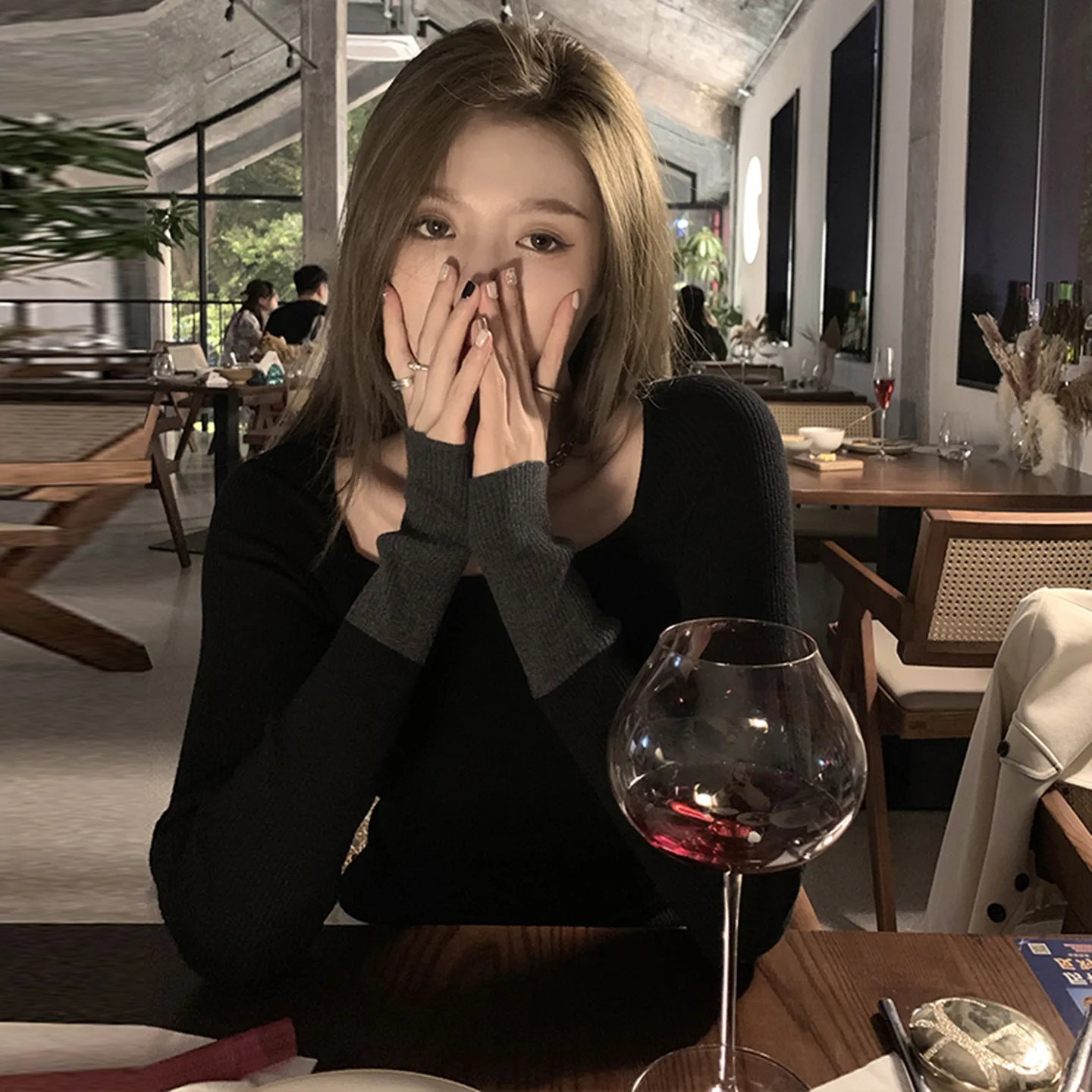 

Womens Pullovers High Quality Hoodies 2026 Winter Turtle Neck Collar Roll Warm Cozy Knit Wool Blend Thermal Insulation Jumper BF