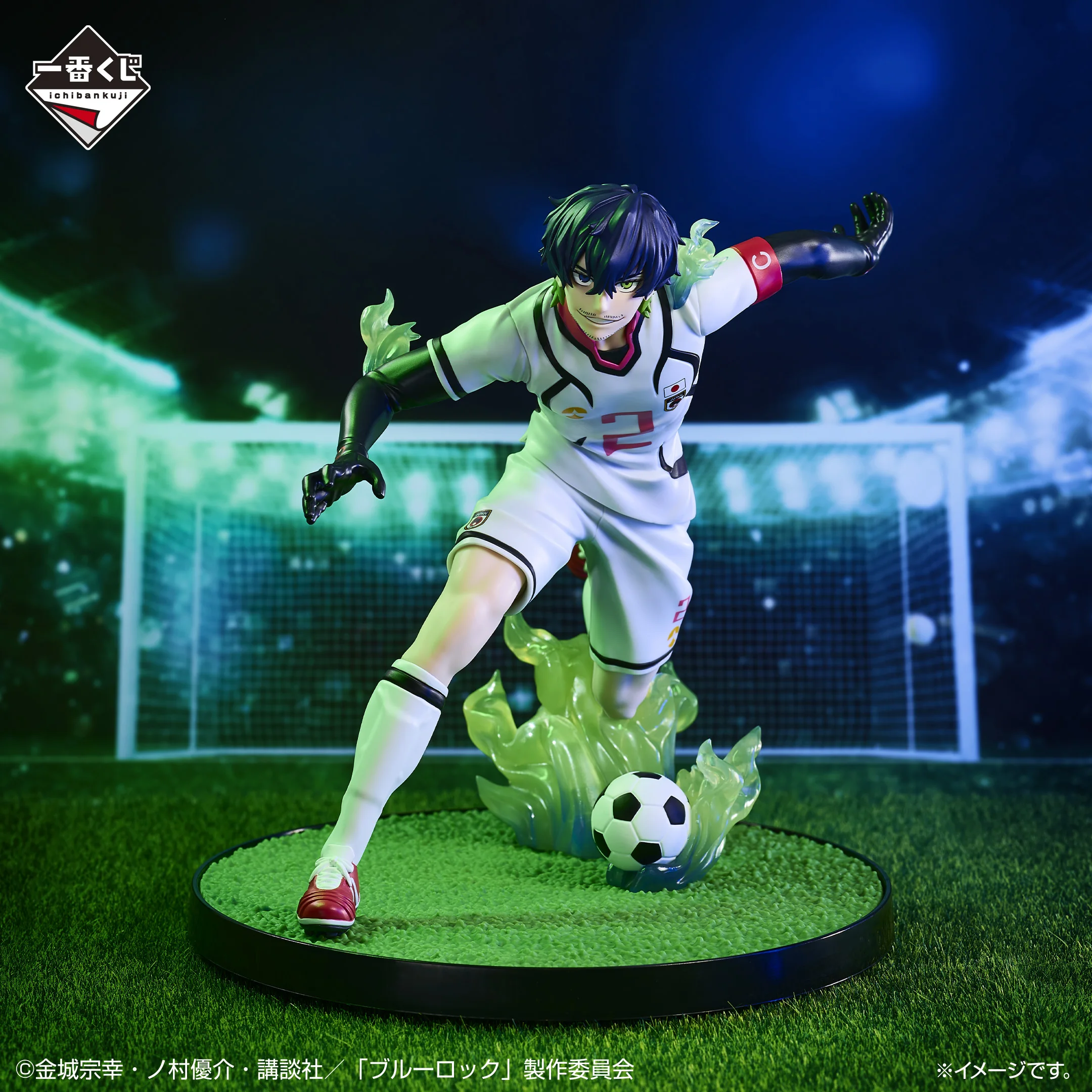 Bandai-Modèle de figurine d'anime à collectionner en PVC, Ichiban Kuji, BLUE LOCK, Bachira Meguru, Rin Itoshi Itoshi, Sae Oliver Aiku, Original Gift