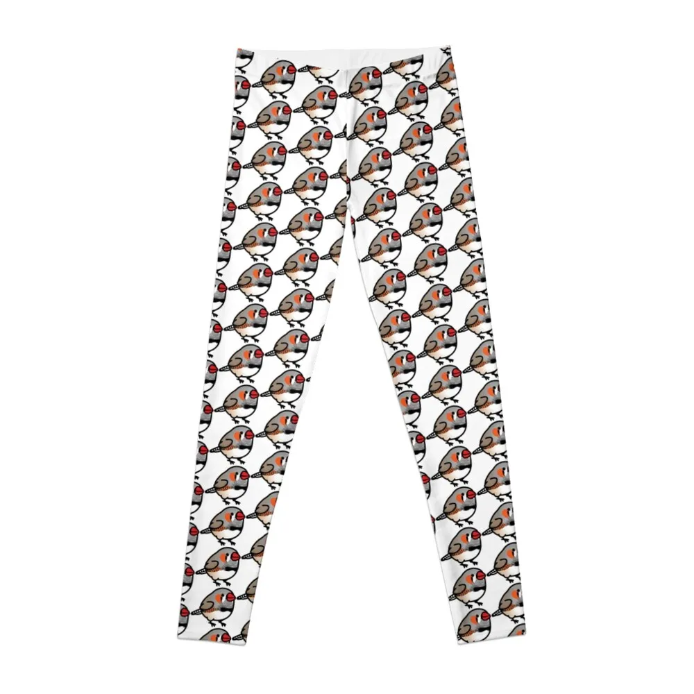 

Chubby Zebra Finch Leggings Women's sports pants sport set Womens Leggings