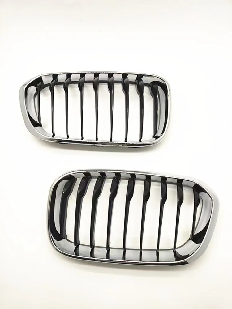 

51137371685 51137371686 For BMW L/R Front Middle Net Radiator Grille Plated Iron F20/F21 1-Series LCI 2015-2019