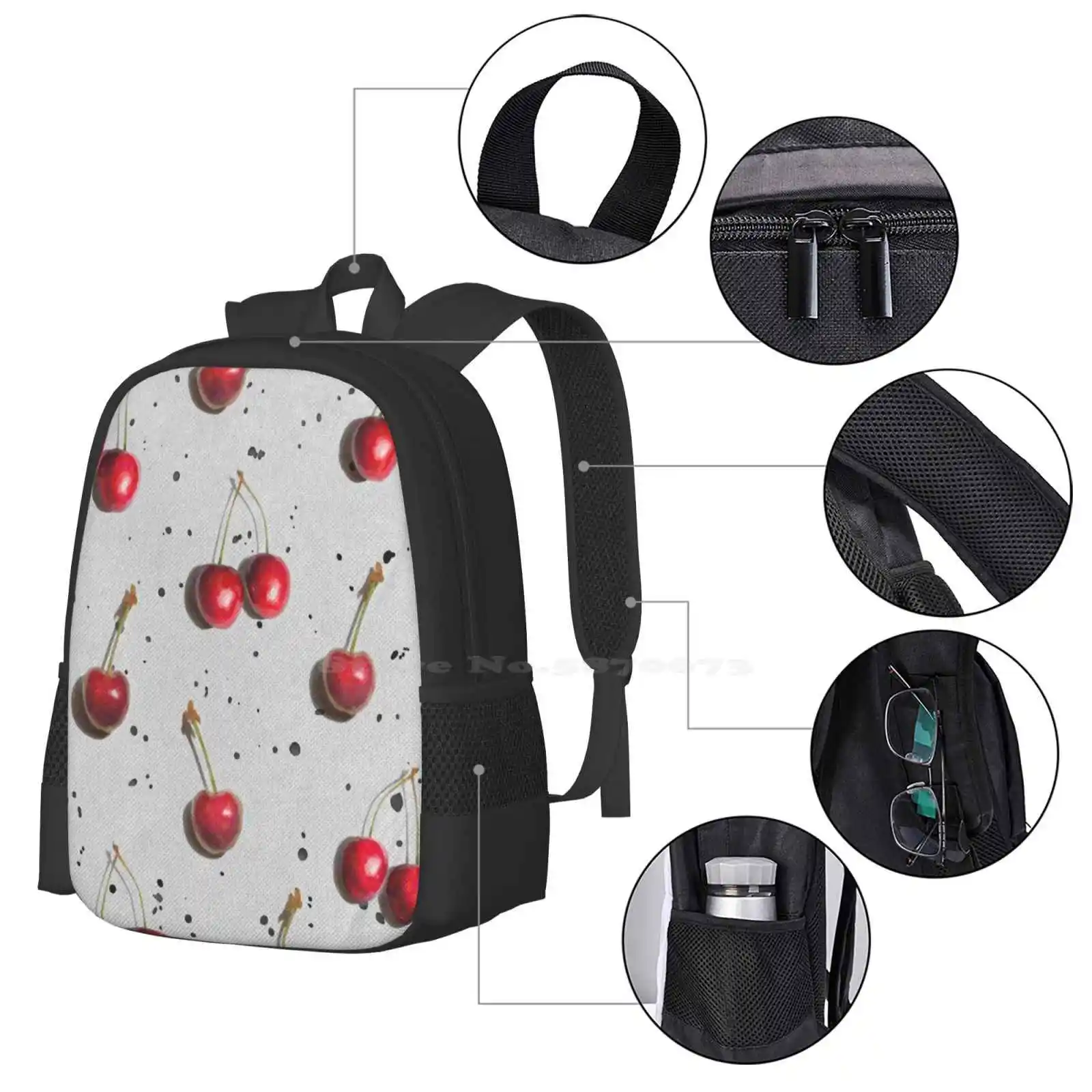 Fruit 1 Backpack For Student School Laptop Travel Bag