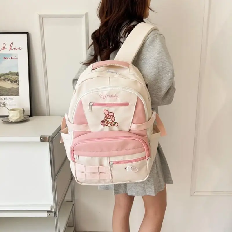 

Cartoon Fashion Festival Gift Cute Sanrios My Melody Hello Kittys Schoolbag Backpack Good-Looking Children Backpack Portable
