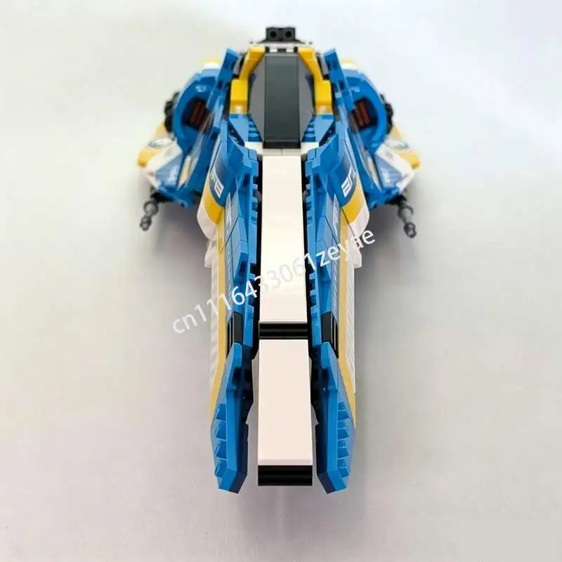 822Parts Anti Gravity Racer Moc Sci Fi Vehicle Model Custom Building Blocks Diy Assembly Educational Toy Collection Gift Display