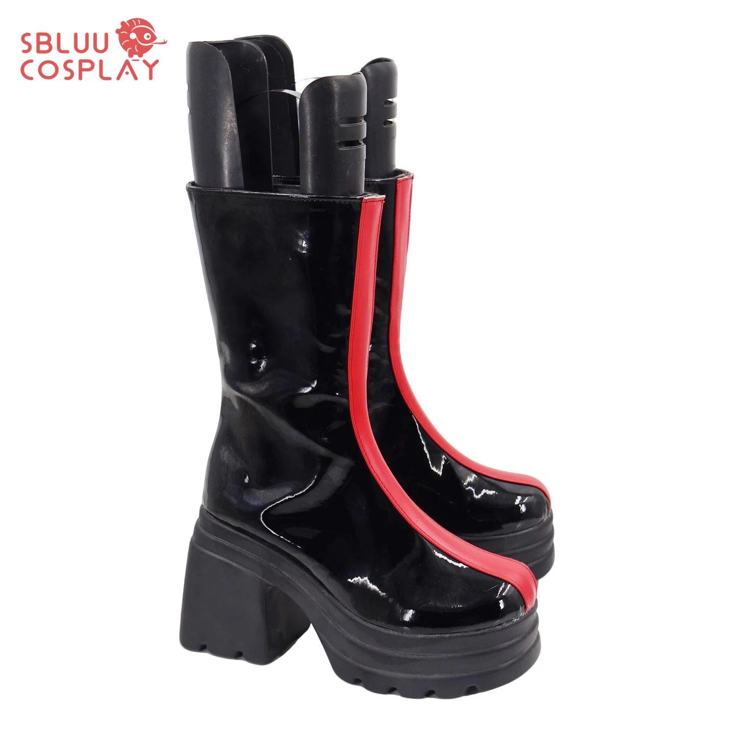 SBluuCosplay Kpop Huntrix Rumi Sepatu Cosplay Pesta Halloween Pemburu Iblis Sepatu Buatan Khusus