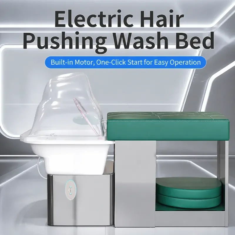 Bojo Electric Push-Pull Shampoo Bed with Water Circulation Fumigation for Hair Head Treatment Thai Style Washing Chair