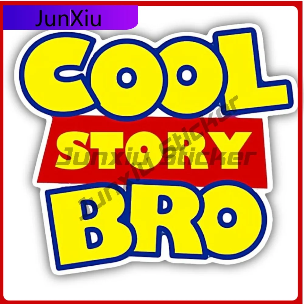 

Cool Story Bro Vinyl Sticker Scratch-proof Exterior Emblem Shaped Travel Decal Scratch Cover Sticker For Car Decoration Motor