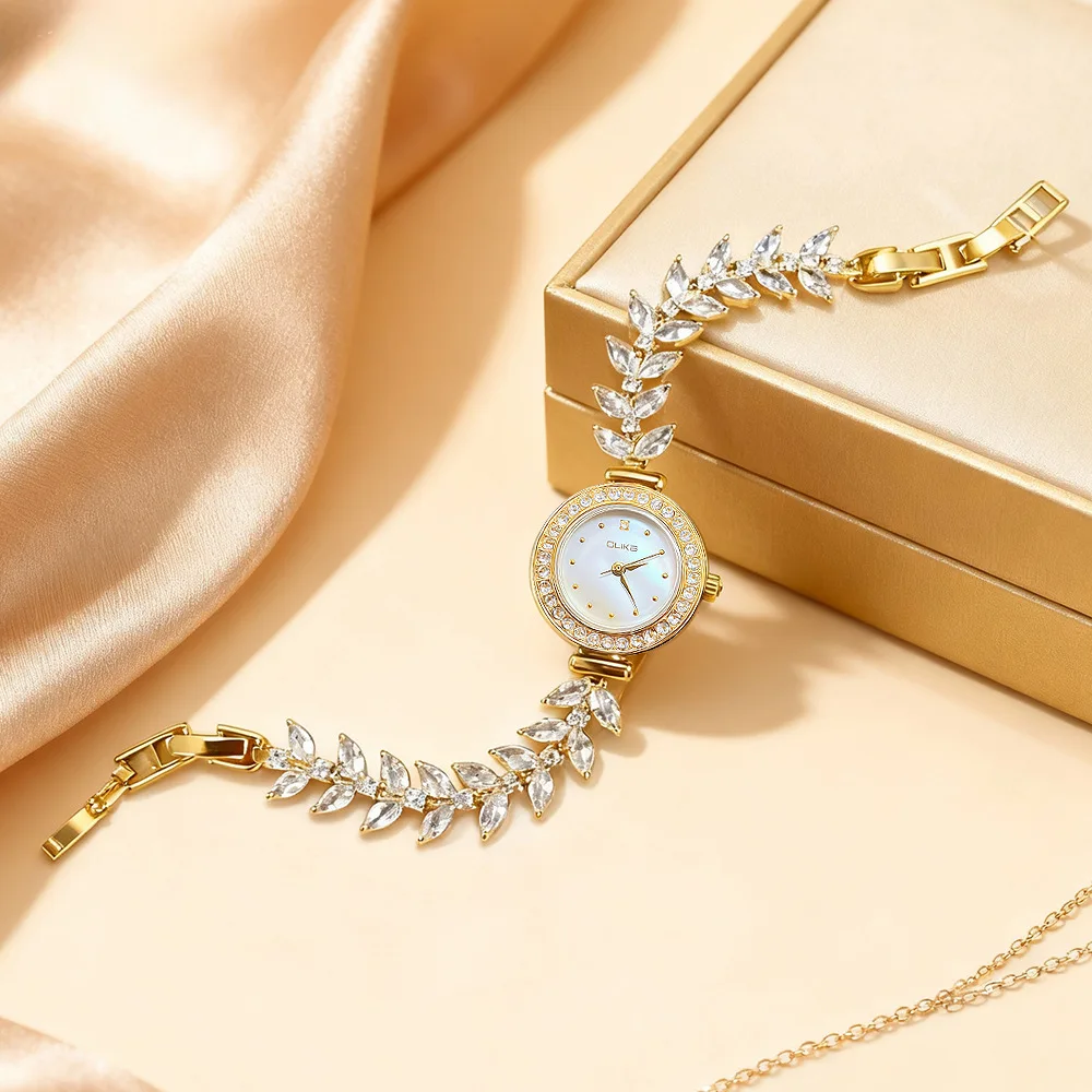 Mermaid Fashion Women's Watch Women's Niche Exquisite High-value Waterproof Diamond-encrusted Temperament Women's Bracelet Watch
