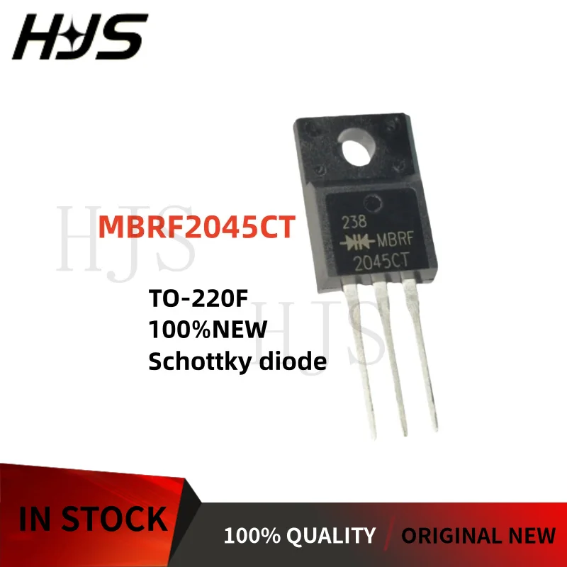 10Pcs Brand new MBRF1060CT MBRF2045CT MBRF2545CT MBRF3060CT 1060CT 2045CT 2545CT 3060CT TO-220F In stock