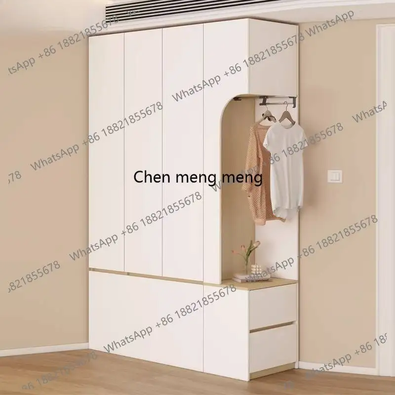 Drawers Luxury Wardrobes Wood Orgnizer Modular Clothing Closet Bedroom Wardrobes Dressing Wooden Guarda Roupas Home Interior