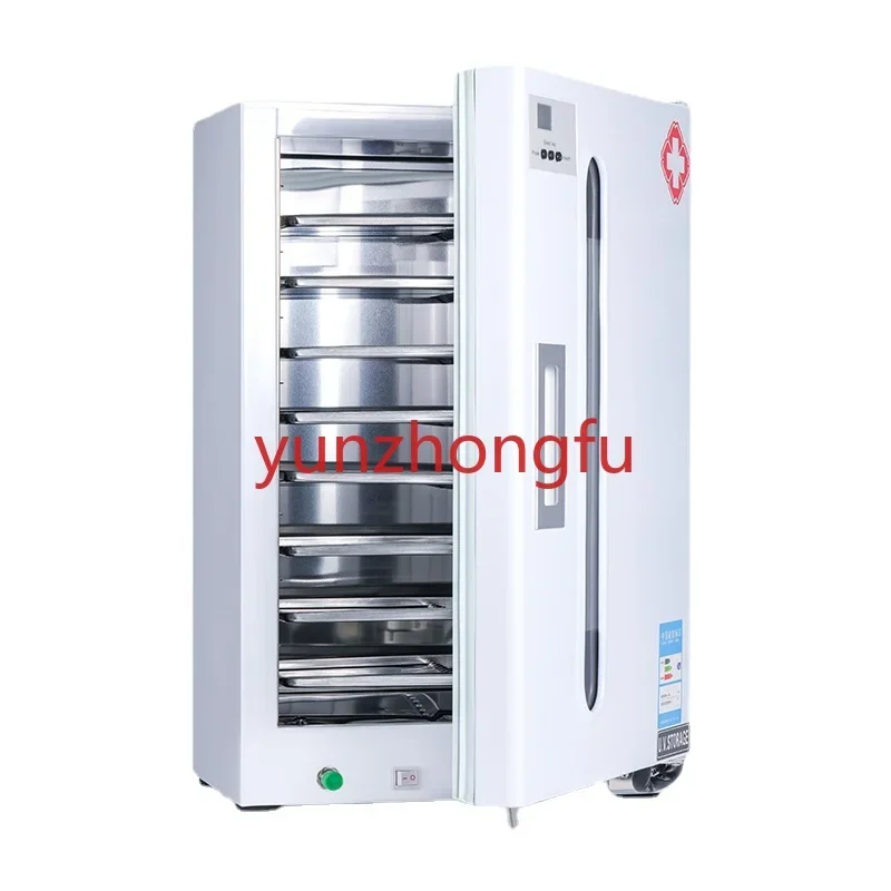 Dental UV disinfection cabinet, double door oral sterilizer, dental sterilization cabinet equipment